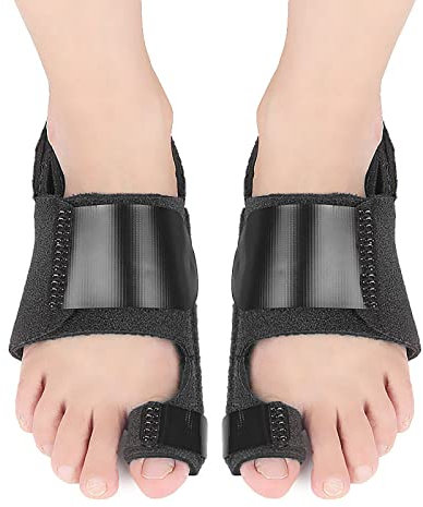ALINZO Bunion Corrector für Frauen (2 Stück), Hallux Valgus Big Toe Separators Straightener, Orthopädische Bunion Relief mit Hammer Toe Splint Pad