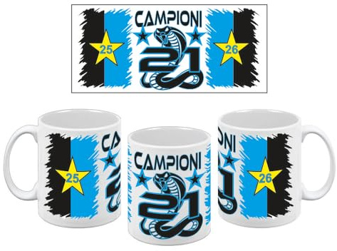 Generico Tazzina Caffe Scudetto Internazionale 21 Scudetti Campioni D'Italia 25/26 Seconda Stella | Tazze Commemorative PS 10523-INT