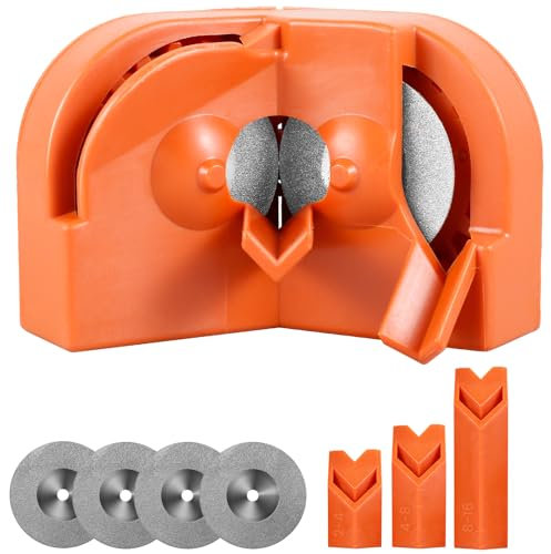 Drill Bit Sharpener, Multipurpose Drill Bit Grinding Sharpener Drill Bit Sharpening Tool with Power Drill Drill Grinder Grinding Tool Portable Blade Sharpening Tool for Hss Carbide Twist Drill Bits
