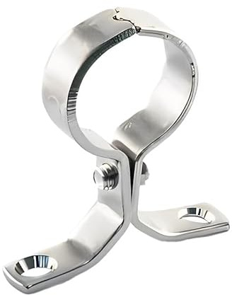 ODSUPPLIES - Bag of 2 - 28mm Chrome Pipe Clip Brackets | Also Available In 15mm, 22mm, 28mm, 35mm And 42mm