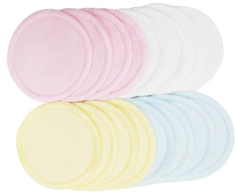 MERRYHAPY 8pièces Cotton Reusable Makeup Remover Pads Avec Maille Serviettes Démaquillantes Lavables Pour Types De Peau