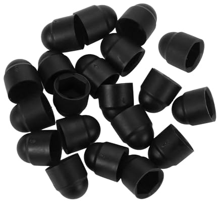NBVGFGDF 20 Stücke Radschraubenkappen, für Ford Fiesta Fusion Escort Focus Mondeo KUGA Ecosport Auto Rad Hub Schraube Schutz Abdeckkappe mit Entfernung Werkzeug Radmutterschutzabdeckung,A-18mm