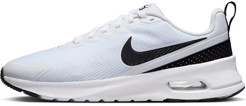 Nike Air Max Nuaxis Herren Schuh, White/Black-White, 41 EU