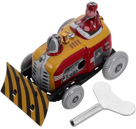 GLSTOY Realistische Handwerkskunst Schneepflug LKW Spielzeug Uhrwerk Mechanismus Für Fotografie Sets