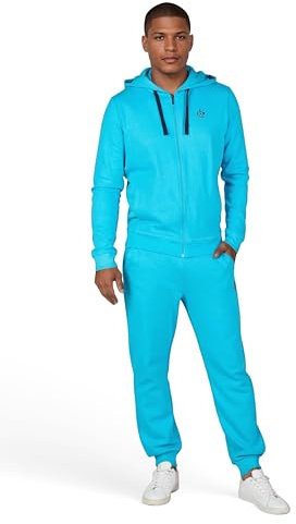 Weichers Herren Trainingsanzug M-XXL Hausanzug Jogginganzug Sportanzug Hoodie Zipper Hose Sweatjacke Jogginghose (05, XXL)