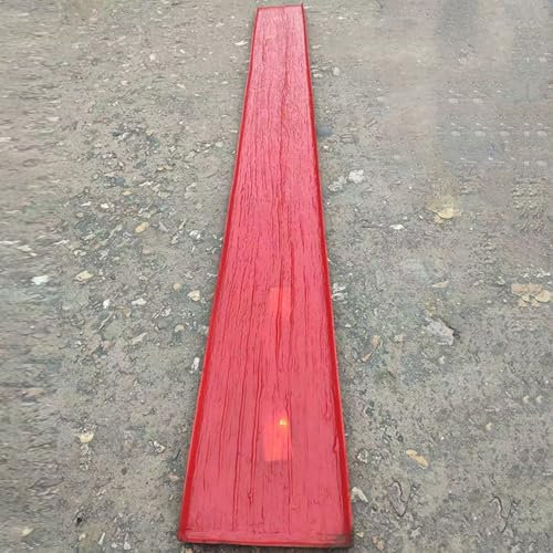 Moldes Hormigon Impreso Sello Realista de Hormigón para Suelo de Madera 2 M de Largo, Panel de Madera Textura Molde de Hormigón, Grano de Madera Molde de Hormigón para La Pared y El Suelo(5pcs)