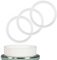 blimbini® Adapter Seals for Adapter No. 1 (Fits MAM & Lansinoh) | Pack of 3 Replacement Sealing Rings | 100% Leak-Proof & BPA Free