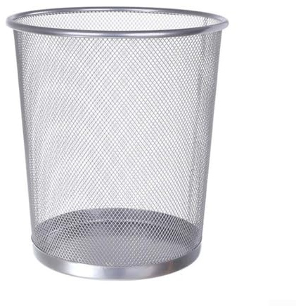 Pumixiy Waste Collector Kitchen Storage Basket for Compost and Fermenting Scraps, Multi-Function Garbage Container for Kitchen, Bathroom, Living Room Waste(silver)