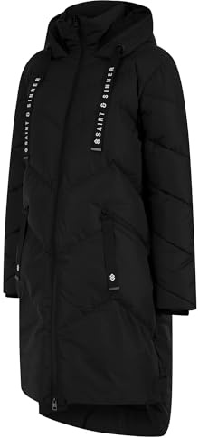 Saint & Sinner Women's 'Newby' Hooded Longline Quilted Puffer Coat