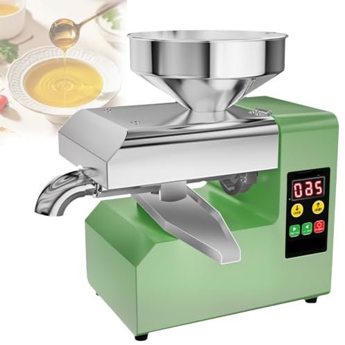 820w/1100w Automatisk Oljepress, Kommersiell NöT- Och FröNoljekvarn, Kall- Och Varmpress I Rostfritt StåL, FöR SpannmåL, Kryddor, KaffeböNor, Majs, Kinesiska öRter R6S