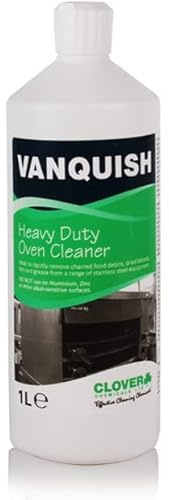 Vanquish Heavy Duty Oven Cooker Hob Cleaner for Ovens, Deep Fat Fryers, Barbeques, Extraction Hoods & Grills (1L)