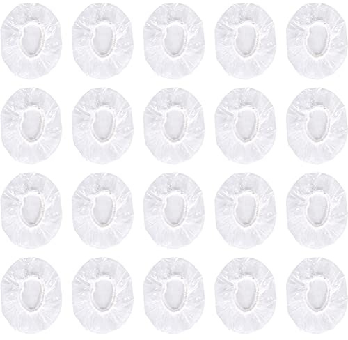Fopytu 100pcs Cubierta De Oreja Desechable Protector De Oreja Impermeable para Tinte De Cabello Bañeras De Ducha Tierras Peluqueros Accesorios De Peluquería