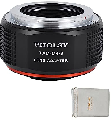 PHOLSY Objektivadapter für Tamron Adaptall-2 Objektiv und MFT M4/3 Kamera | Manueller Bajonettadapter Kompatibel mit Tamron auf M4/3, Adaptall-2 auf MFT, Adaptall-2 auf Micro Four Thirds
