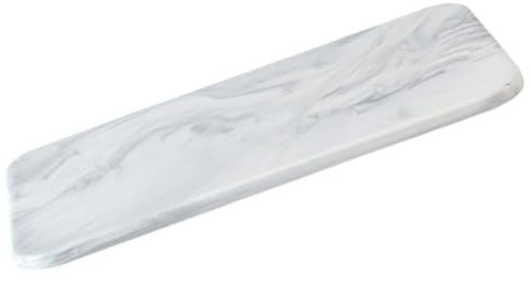 Didiseaon Tabla De Cortar De Marmol Tabla De Pan De Mármol Tabla De Cortar Marmolada Marmol Tabla Tablero De Pastel De Bandeja De Mármol para Placa De Mármol para Cortar Multifunción