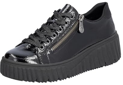 Rieker N2501 Nero/svart/svart, svart, 38 EU