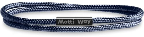 Motti Way Bracelet Magnetique, Corde Bleu Pour Homme Et Femme, Marin Nautique Bracelet Imperméable, Taille S/M