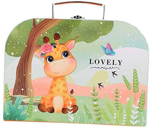 HAPINARY Mini-koffer Aus Karton Aufbewahrungsbox Für Kleinteile Aufbewahrung Mit Griffdesign Geschenkbox Mit Sicherheitsverschluss Tragbare Diverse-box Für Reisen Und Zuhause