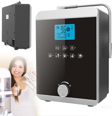 Water Ionizer & Purifier Machine, PH 3.5-10.5 Alkaline Acid Water Machine With Regulation Valve, 800mV ORP, 8000L Per Filter, 7 Water Settings