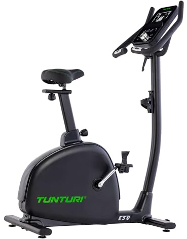 Tunturi Signature E50 Heimtrainer - Ergometer & Servomotor - Bluetooth - Fitnessbike mit 26 Trainingsprogrammen - Niedriger Einstieg - Comfort Plus Sattel
