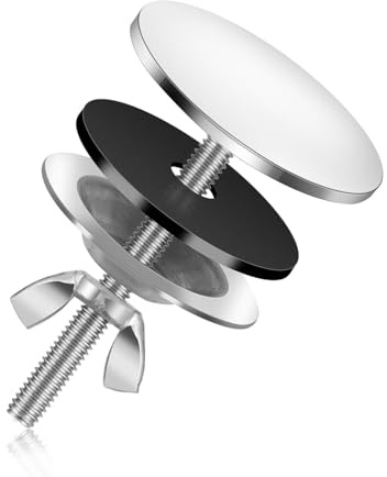 KGDUYC Couvercle Trou Robinet, 5cm Acier Inoxydable Couvercle de Trou de Cuisine Bonne Étanchéité Bouchon de Robinet d'Évier de Trou de Robinet d'Évier pour la Prévention des Fuites-Argent