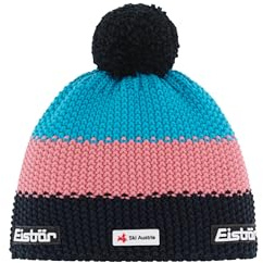 Eisbar Star Pompon MU SKA E33140-450, Unisex beannies, Red, One Size EU