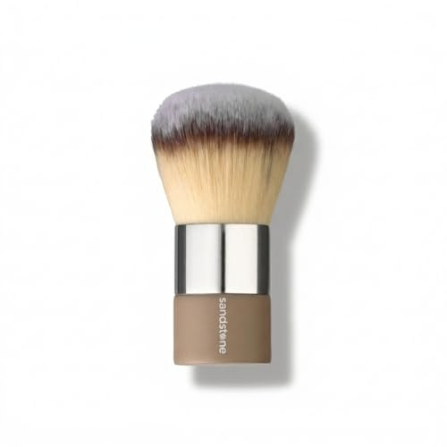 Sandstone Scandinavia Kabuki-Pinsel – Professioneller Make-up-Pinsel für Puder & Foundation – Ultraweiche, Dichte, Vegane Borsten