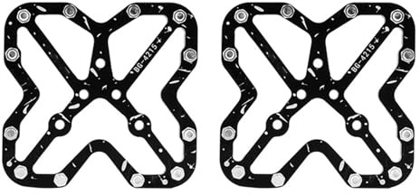 1 Paar Fahrradpedale, 9 * 8.5cm, Pedal Klickpedal Plattform Adapter, Pedalaufsatz Adapter, Fahrrad Pedal, Anti-Rutsch, Schnellverschluss Schuhschloss aus Aluminiumlegierung für Mountainbikes