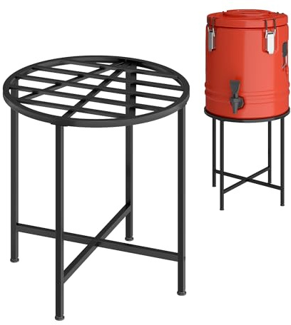 bimiti Stainless Steel Rain Barrel Stand Frame Heavy Duty Universal Base for 45/50/55 Gal Rain Water Collection Tanks