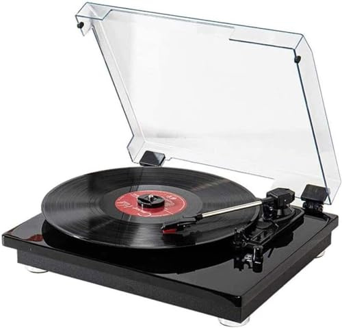 ZJFHEYUO Gramophone rétro, Lecteur de disques vinyles de Style européen, Style Antique, pour Salon