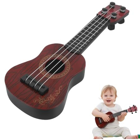 Ukulele Kids Guitar Toy, Mini Musical Instruments Toddler Guitar Musical Learning Children with Pick for Skill Improving Kids Play Early Educational School Children