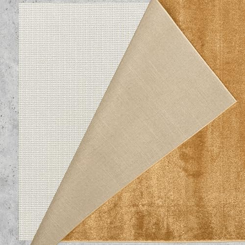 Sottotappeto antiscivolo, 85 x 85 cm, lavabile, impermeabile, antiscivolo, per cassetti, mensole, vassoi e utensili, versatile, colore: bianco sporco