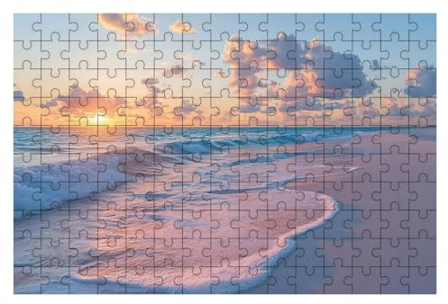 Puzzle 2000 Teile Strand, Landschaft Puzzle 2000 Teile Erwachsene, Puzzel für Die Ganze Familie, Klassische Puzzles Geschicklichkeitsspiel, Holzpuzzle Geschenke für Frauen Geschenke für Männer -1895