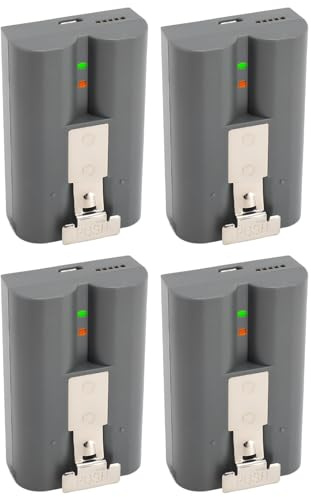 RASTKY Batterie au Lithium Rechargeable Haute capacité 8000 MAh pour Caméra de Sonnette 2 3 3plus 4, Batterie de Remplacement Améliorée pour Caméra Spot, pour Stick Up, Adaptée pour Une Surveillance