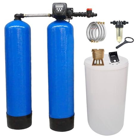 Descalcificador Duplex 2x75l Clack Ws1tt Completo Con Kit De Instalación