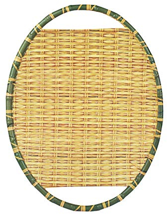 Home Gadgets Bandeja Cocina Mimbre 30 cm