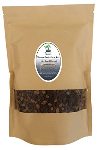 Bonsai Begins Bonsai Soil - Akadama, Pumice, Lava Rock - 1 Litre Premium Bag for Repotting and Growing