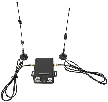 Industrial Unlocked 4G LTE Router, 150Mbps Nano SIM Card Slot Support 16 Users Industrial 4G WiFi Router with 2 Antennas, WiFi Hotspot for Smartphones, Tablets, Computers