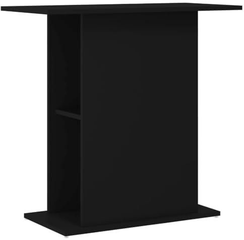 vidaXL Aquariumständer Schwarz 75x36x72,5 cm Holzwerkstoff