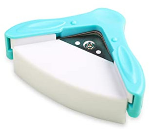 Papierschneider Tragbarer Mini R5 5mm. Runder Eckschneider Cutter Ecke Runder Puncher Punch Cut Card Foto Papier Abgerundete Kanten Schneidkarte Worklion papierschneider (Size : Blue)