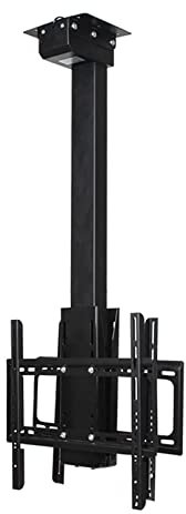 sjdoPulse Support TV Motorisé, Élévateur Motorisé Double TV Réglable en Hauteur avec Télécommande, pour Téléviseurs Grand Écran 32-65 Pouces, Course De Levage 70 Cm/27,5 Pouces