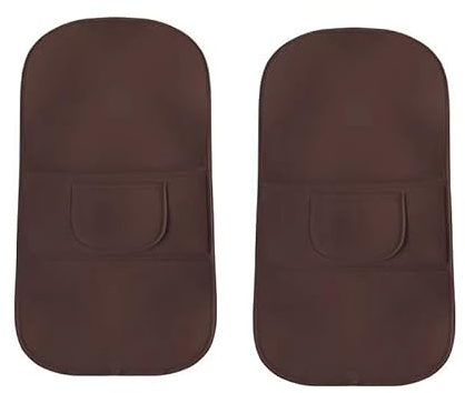 OTTSAN Auto Rückenlehnenschutz für VW Tiguan, Sitzschoner Auto Rückenlehne für Die Rückseite der Vordersitze Rücksitz Organizer Leder Wasserdicht Kick Pad Auto ZubehöR,B-2PCS