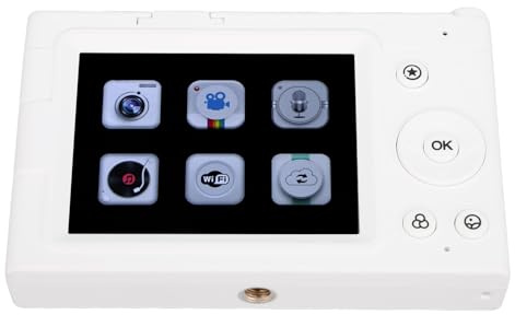 Cámara de Video Digital Inalámbrica 4k 28x Zoom Cámara Retro Pequeña con Función Mp3, Ideal para Viajes y Recopilaciones