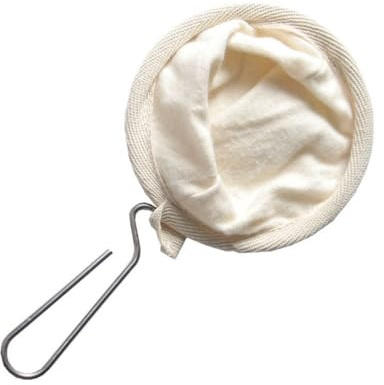 Cloth Coffee Filter Strainers with Handle, Coffee Filter Bag Tea Filter Dripper, Reusable Flannel Coffee Dripper, Coffee Cloth Strainers(1 Pc)