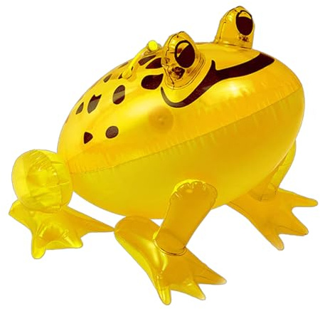 FROG Aufblasbare Schildkröte Spielzeug Leuchtende aufblasbare Schildkröte | Große Schwimmer Leuchtende Kröte Dekoration Cartoon Kreaturen Virale Amphibische Ballon Party