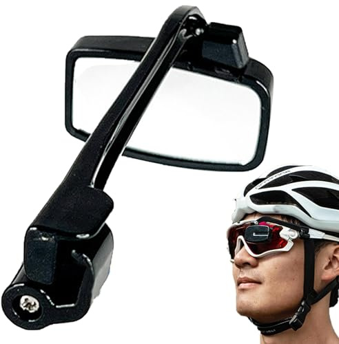 Rétroviseur De Vélo Léger - Accessoire De Montage Sur Lunettes Réglable, Vision Grand Angle Acrylique Multiangle | Montage Sur Poignet Pour Couvre-Chef De Guidon Spec