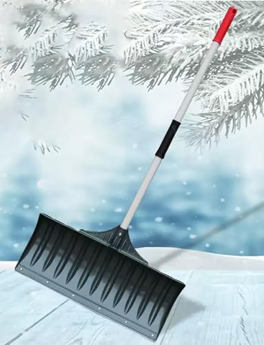 Pala da neve leggera portatile di grande capacità per vialetto, bagagliaio auto, garage di casa, cortile, passerella, parcheggio