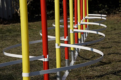 Wuzzmann Agility-SLALOMBÖGEN/TRAININGSBÖGEN FÜR SLALOMSTANGEN-Durchmesser 35mm - 37mm, OHNE STANGEN!