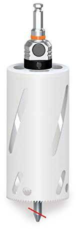 Mandrex | Lochsäge XtraDeep mit 165 mm Schnitttiefe, Bi-Metall, mit Aufnahme, Tiefschnitt für Edelstahl, Alu & Epoxidharz | Ø 68 mm