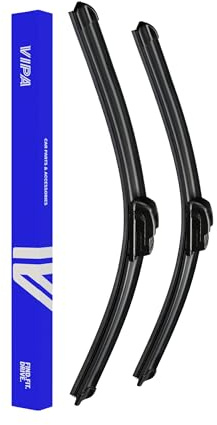 Vipa Car Parts Premium Retro Wiper Blade Kit | Fits: NISSAN JUKE Hatchback (Jun 2010 to Dec 2016) | All-Weather Performance | Durable, Streak-Free Windshield Wipers | Easy Installation