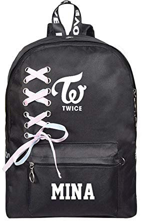 KPOP Twice Mochila Bolsa de Regalo Mercancía Bolsa para Computadora Portátil Escuela Mochila de Viaje Escuela Bolsas de Lona NA YEON Jung YEON Momo Sana JI Hyo Mina DAHYUN CHAE Young TZUYU